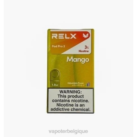 Cigarette Electronique Belgique J2D8258 | RELX Pod Pro mangue 2