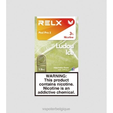 Cigarette Electronique Jetable J2D8257 | RELX Pod Pro Ludou glace 2