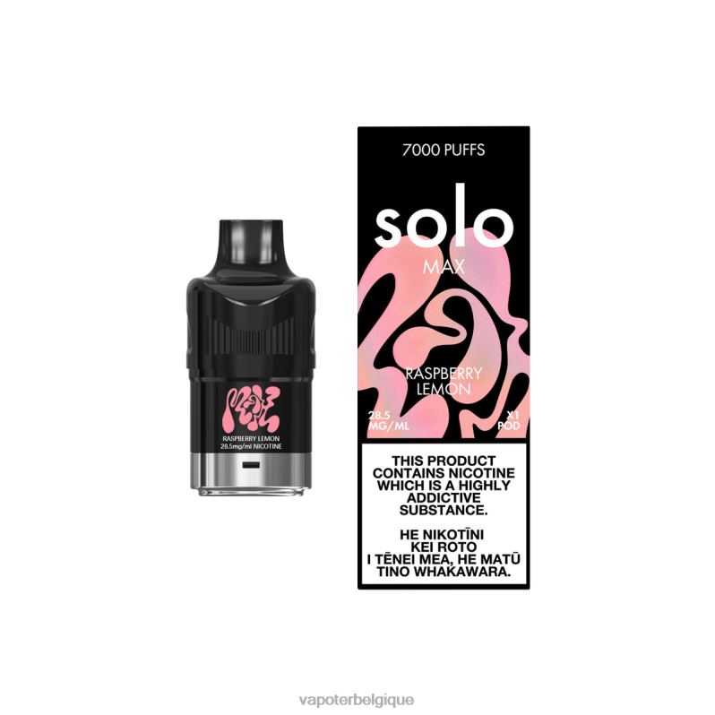 Grossiste Vape En Ligne 26RVJ76 - Solo MAX cosse citron framboise