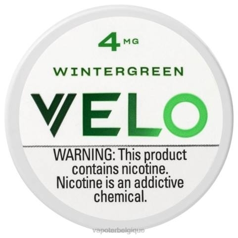 Cigarette Electronique Belgique J2D838 | VELO gaulthérie sachet de nicotine 4mg