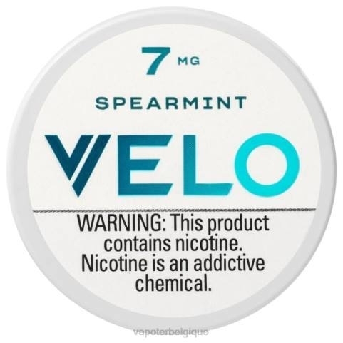 Cigarette Electronique Belgique J2D848 | VELO menthe verte sachet de nicotine 7mg