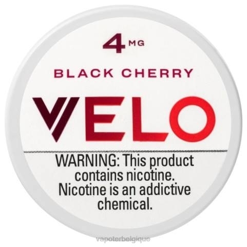 Cigarette Electronique Jetable J2D837 | VELO cerise noire sachet de nicotine 4mg