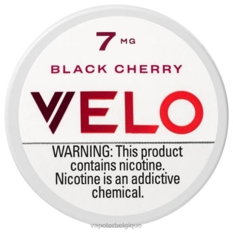 Grossiste Vape Jetable J2D846 | VELO cerise noire sachet de nicotine 7mg