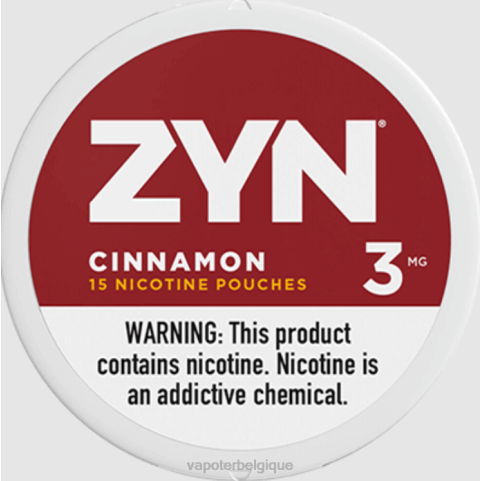 Cigarette Electronique Bruxelles J2D829 | ZYN cannelle sachet de nicotine 3mg