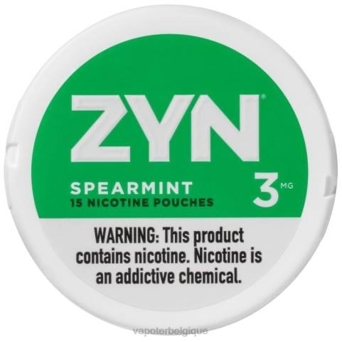 Cigarette Electronique Grossiste J2D825 | ZYN menthe verte sachet de nicotine 3mg