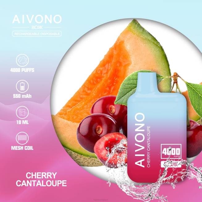 Aivono AIM BOXX 4000 cantaloup cerise - VBRB223 Cigarette Electronique Jetable