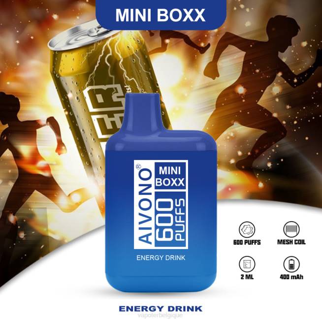 Aivono AIM MINI BOXX 600 boisson énergisante - VBRB237 Vape Grossiste