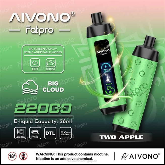 Aivono Fatpro 22000 deux pommes - VBRB1 Vape En Gros