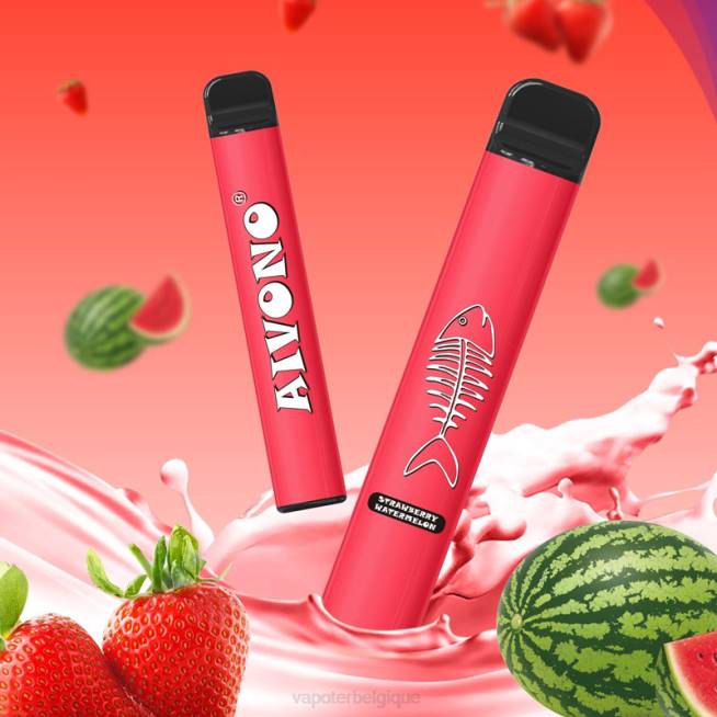 Aivono AIM FISHBONE 600 pastèque fraise - VBRB282 Vape Grossiste