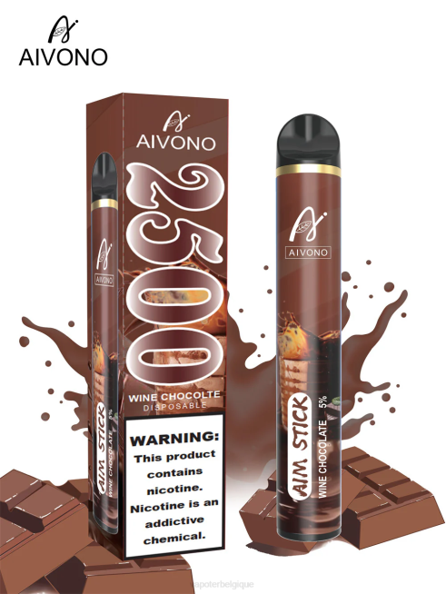 Aivono AIM STICK 2500 chocolat au vin - VBRB156 Vape Grossiste