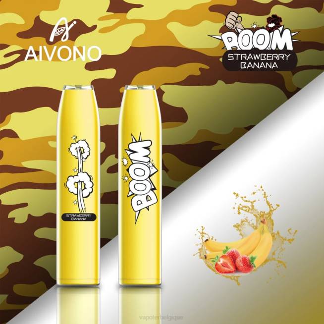 Aivono AIM BOOM 600 fraise banane - VBRB363 Vape Grossiste