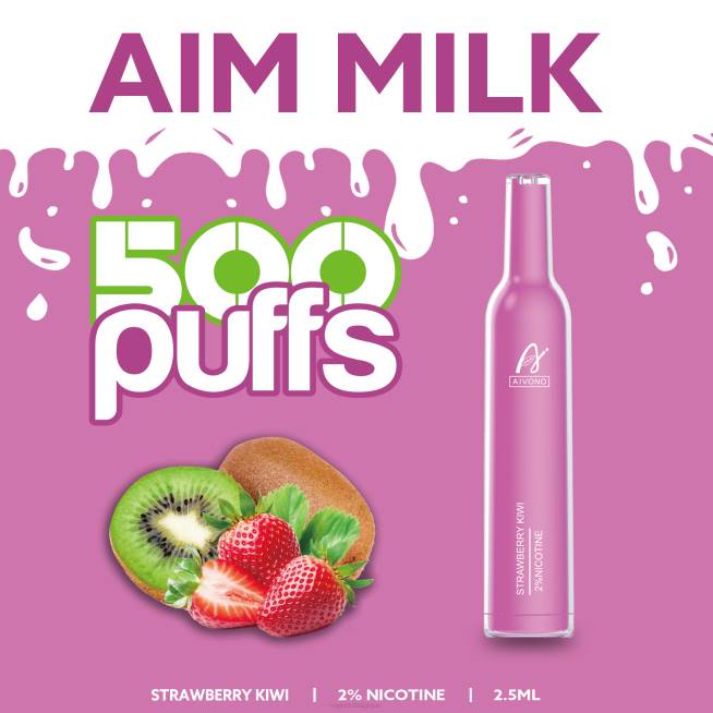 Aivono AIM MILK 500 fraise-kiwi - VBRB271 Vape En Gros