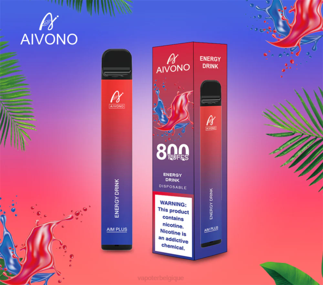 Aivono AIM PLUS 800 boisson énergisante - VBRB201 Vape Grossiste