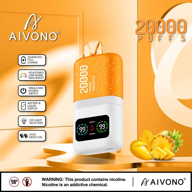 Aivono AIM magic 20000 mangue ananas - VBRB77 Cigarette Electronique Grossiste