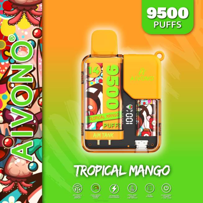 Aivono AIM TANK 9500 mangue tropicale - VBRB39 Vape Grossiste