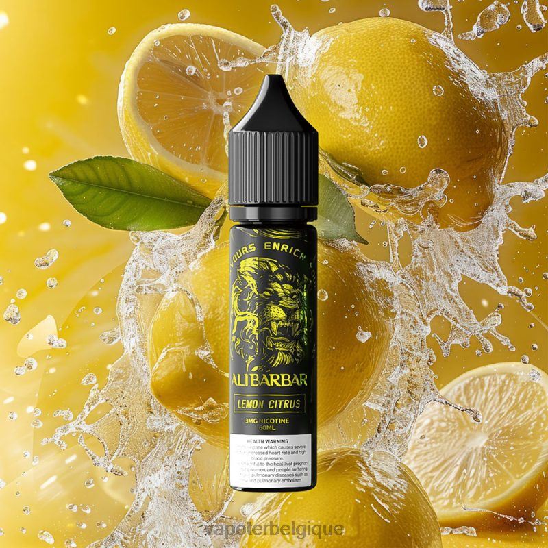 Grossiste Vape Jetable 22F6490 Alibarbar narguilé onyx citron agrumes