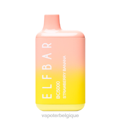 Cigarette Electronique Belgique J2D8308 | ELFBAR BC5000 fraise banane