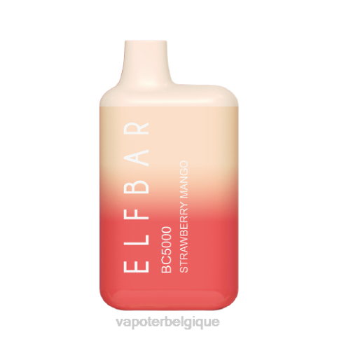 Cigarette Electronique Bruxelles J2D8309 | ELFBAR BC5000 mangue fraise