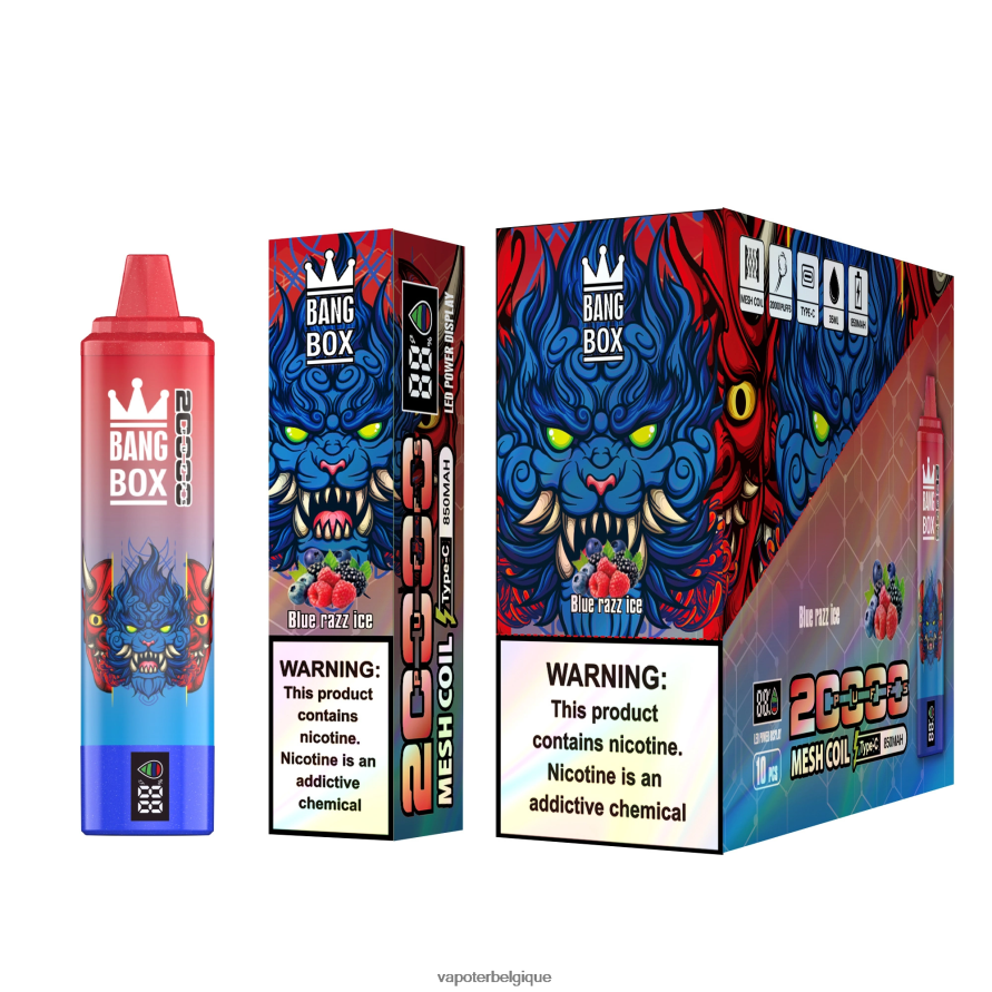 Bang Box 20000 TTX60459 - Vape En Gros glace bleue