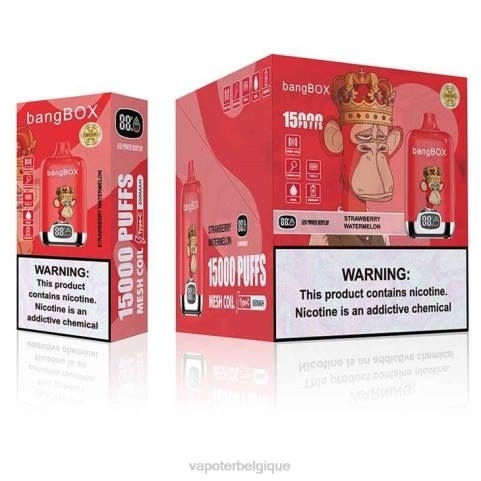 Grossiste Vape Jetable J2D8136 | Bang Box pastèque fraise 15000