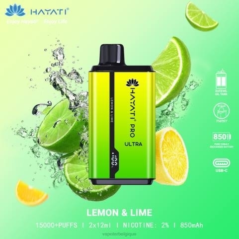 Cigarette Electronique Belgique J2D8208 | Hayati Pro Ultra citron vert