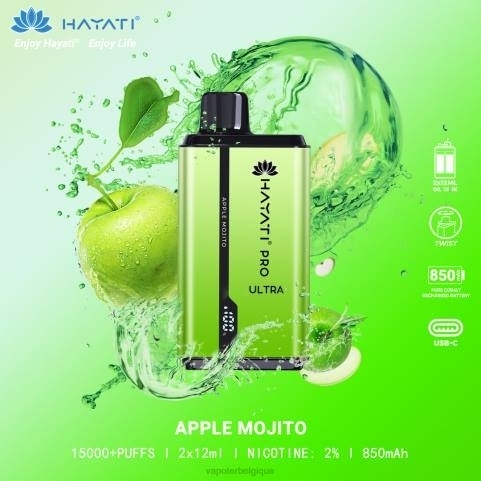 Cigarette Electronique Grossiste J2D8205 | Hayati Pro Ultra mojito aux pommes