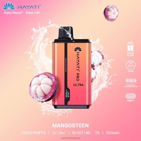 Cigarette Electronique Sans Nicotine J2D8210 | Hayati Pro Ultra mangoustan