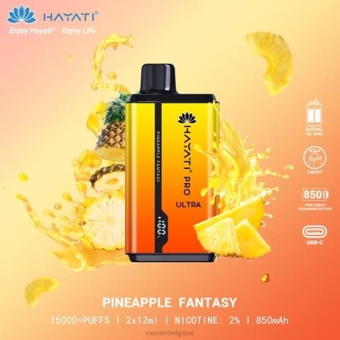 Vape Grossiste J2D8213 | Hayati Pro Ultra fantaisie d'ananas