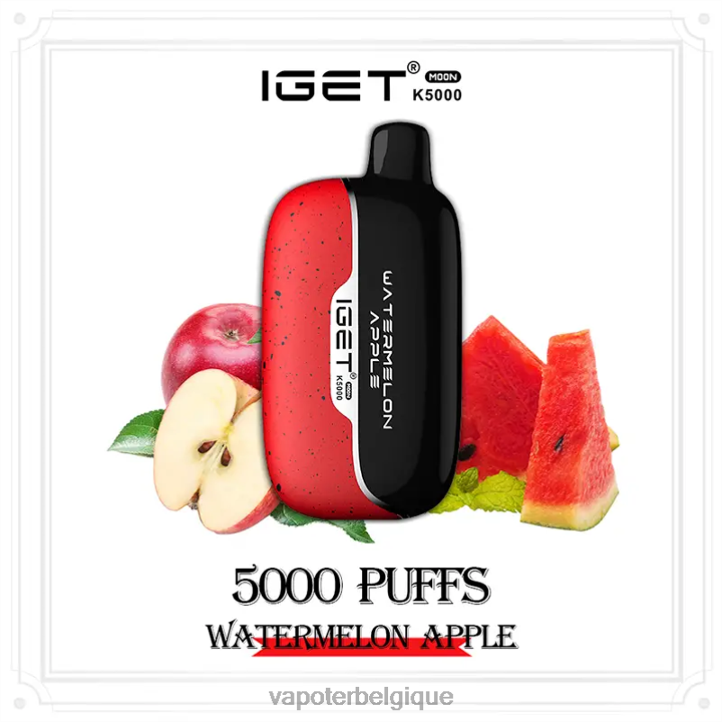 Grossiste Vape Jetable VD08D6 pomme pastèque IGET Moon k5000