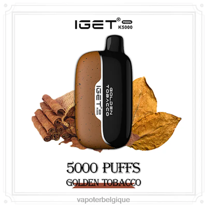 Vape En Gros VD08D1 tabac doré IGET Moon k5000