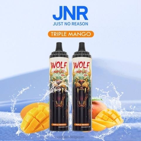 Cigarette Electronique Grossiste J2D8775 | JNR WOLF NIPLO triple mangue