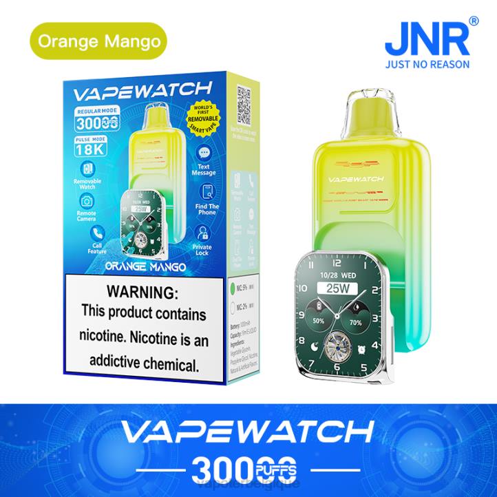 Vape Grossiste P6222 - JNR montre vape mangue orange