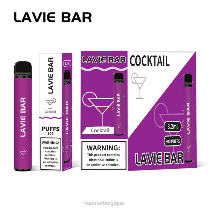 LAVIE BAR 800 bouffées 6J6R312 | Grossiste Vape Jetable cocktail