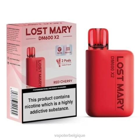 Cigarette Electronique Bruxelles J2D8479 | LOST MARY DM600 X2 cerise rouge