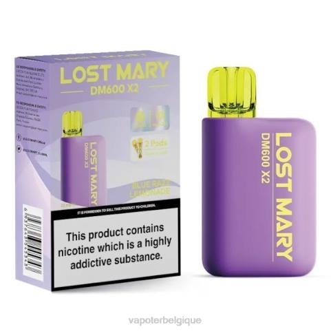 Grossiste Vape Jetable J2D8466 | LOST MARY DM600 X2 limonade bleue