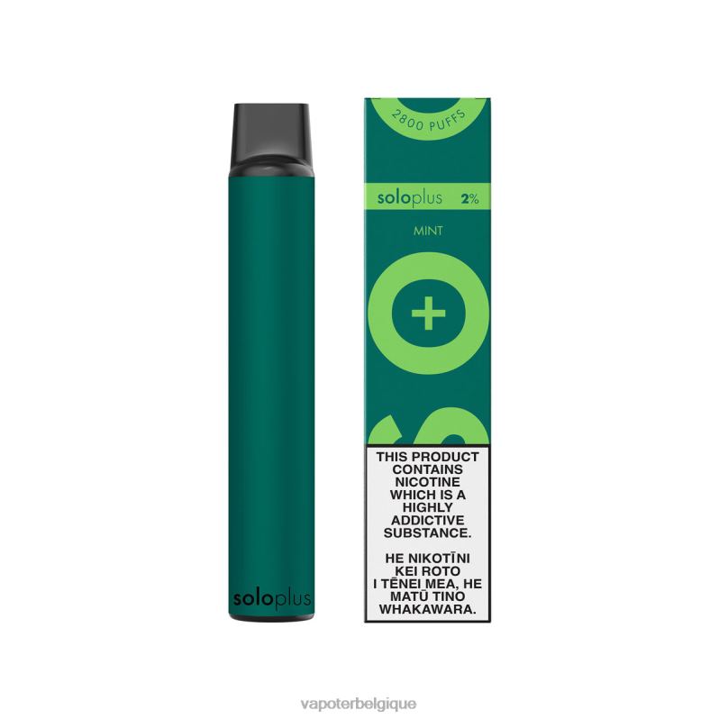 Grossiste Vape Jetable 26RVJ33 - Solo Plus vape jetable menthe