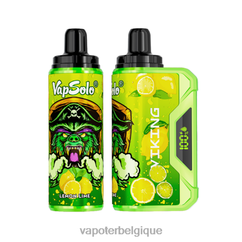 Vape En Gros 22F64134 Vapsolo VIKING vape jetable citron vert