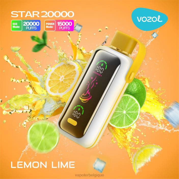 VOZOL STAR 20000 028611 citron vert Vape Grossiste